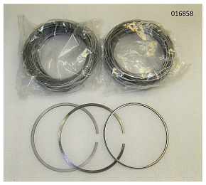 Кольца поршневые (D=128 мм,к-т на 1 двигатель,36 шт ) Hyundai Doosan P222LE-S/Piston rings , kit 65.02503-8046