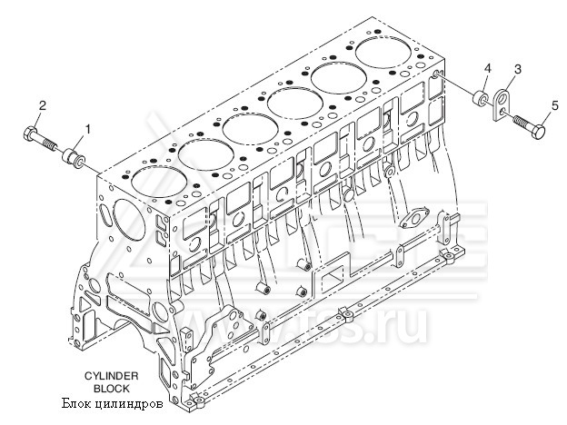 Узлы подъема двигателя D1146T