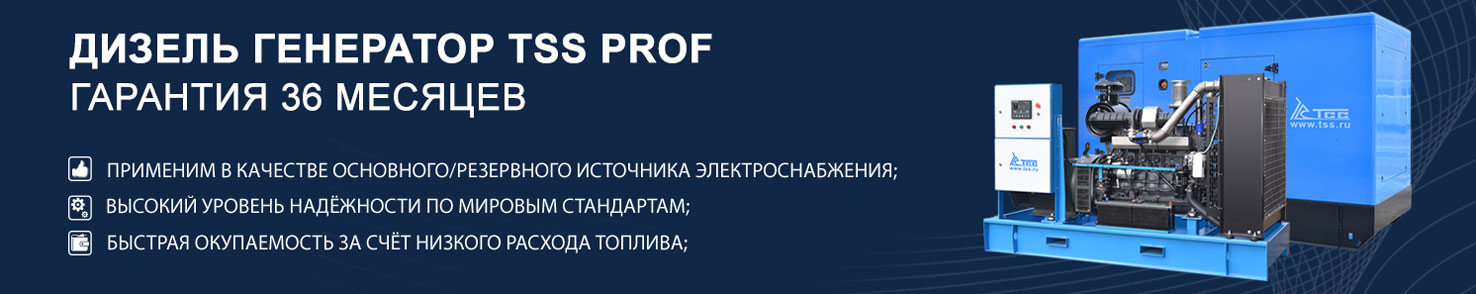 Дизельные генераторы TSS Prof