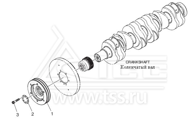 Шкив коленчатого вала