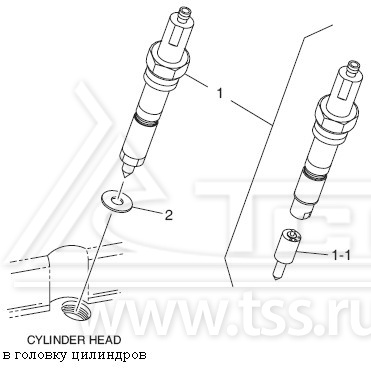 Топливная форсунка D086TI