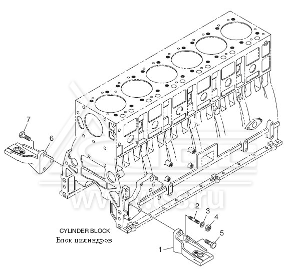 Опоры двигателя P086TI