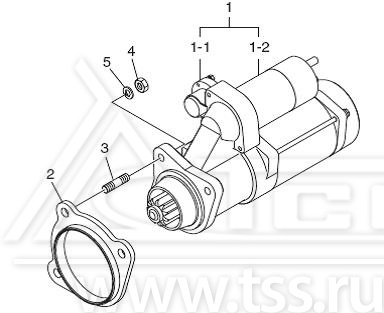 Стартер P086TI