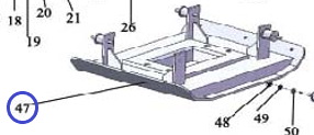 Подошва виброплиты VP175H/Base plate ТСС VP175H
