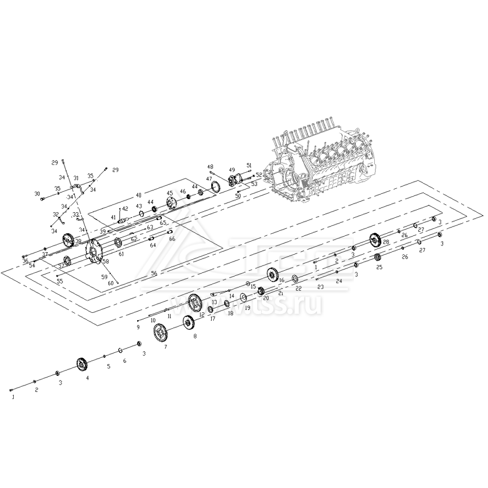 Газораспределительные шестерни SDEC SC25G610D2