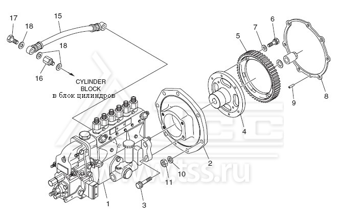 Топливный насос высокого давления D1146T