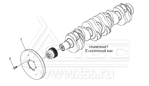 Гаситель крутильных колебаний