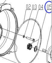 Уплотнитель механический TSS-PDST80E/Mechanical seal TSS-PDST80E, №05 (70010-00409-00)