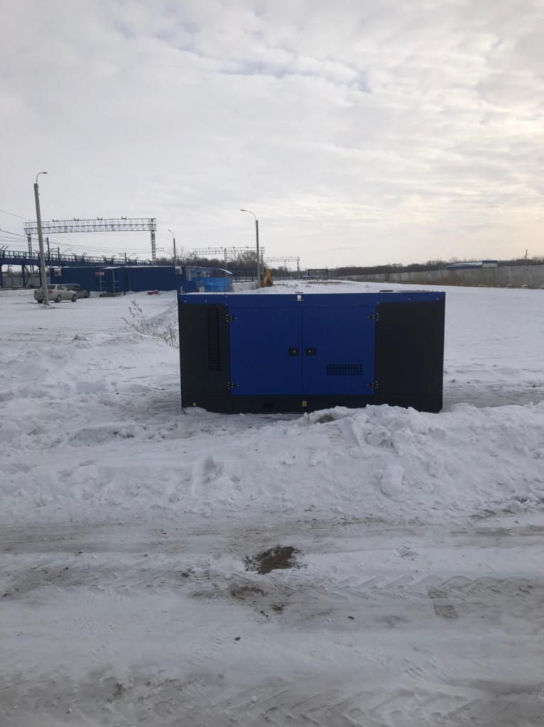 Дизель генератор мощностью 120 кВт для обеспечения резервного питания объекта нефтеперевозчика Омск