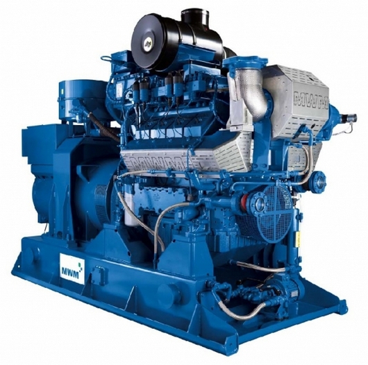 Немецкий газопоршневой двигатель для когенерации MWM TCG 2016 V08 C