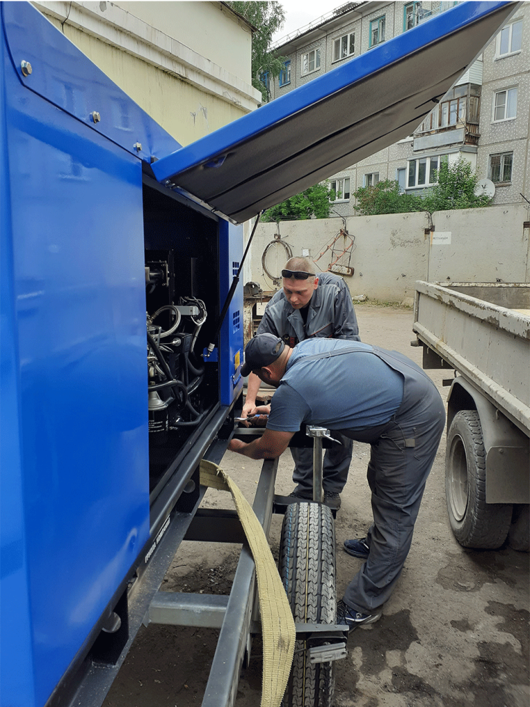 Однопостовой сварочной агрегат для АО «ОмскВодоканал»