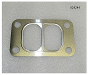Прокладка турбокомпрессора TDH 192 6LTE (прямоугольная,2" окна",108х67 мм) /Turbine outlet gasket