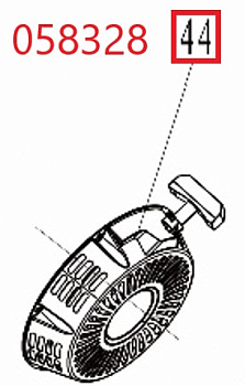 Стартер ручной в сборе SGG 11000E3Ui,LT196FiE Lt / Recoil starter assy (1.01.06.02.0574)