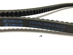 Ремень приводной зубчатый (Ax838Li 868Ld Ax33) для ТСС WP90TH (ТСС RH-350H/MS120)/V-Belt  (CNP15026)