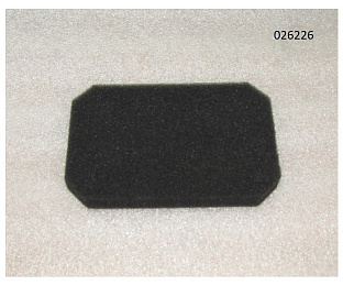 Фильтр воздушный EX13,17,21 SP170 (элемент)/Air filter (foam) (125х85х15мм)