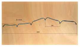 Трубка дренажная форсунок Badouin 12M26/Injector drain pipe (13621231L)
