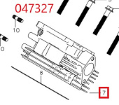 Головка блока цилиндров SGG 12000(..),LC2V80FD (2) Lc / Cylinder head 2 (120080787-0001)