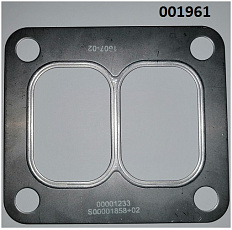 Прокладка турбокомпрессора входная SDEC SC9D340D2; TDS 228 6LT/Turbocharger gasket (S00001858+02)