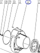 Кольцо уплотнительное пробки TSS-PDST80E/O-ring TSS-PDST80E, №14 (30152-00133-00)