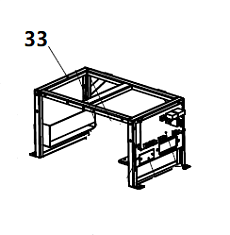 Корпус блока управления TSS DUAL DWG-500 / Position 33 - Electric control box bracket (33014-00445-00)