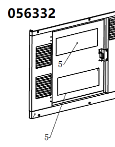 Шумоизоляция боковой двери TSS DUAL DWG-500 / Position 5 - Side door sound-absorbing cotton (60007-01235-00)