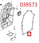 Прокладка крышки блока цилиндров SGG 12000(..),LC2V80FD / Crankcase cover gasket (10830072-0001)