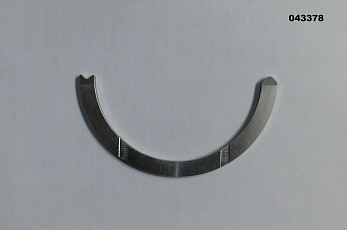 Кольцо упорное(вкладыш упорный подшипника коленчатого вала DP180LB/BEARING,THRUST (UPPER) (140110-00