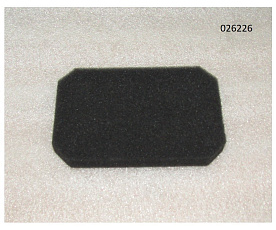 Фильтр воздушный EX13,17,21 SP170 (элемент)/Air filter (foam) (125х85х15мм)