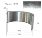 Вкладыши шатунные TDL 16,23 (К-т из 2 шт)/Big-end Bearing