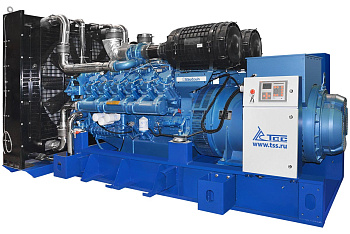 Высоковольтный дизельный генератор 600 кВт TBd 830TS-10500 10,5кВ