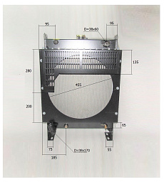 Радиатор охлаждения TDR-K 25 4L/Radiator,
