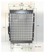 Радиатор охлаждения Ricardo K4100ZDS; TDK 42 4LT/Radiator