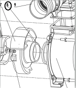 Кольцо уплотнительное улитки TSS-PDST100E/Sealant gasket TSS-PDST100E, №8 (30152-00130-00)