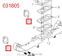 Прокладка впускного коллектора SGG 12000(.L.),LC2V80FD Lc / Gasket Intake pipe(170430210-0001)