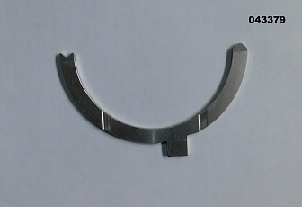 Кольцо упорное (вкладыш упорный подшипника коленчатого вала нижний) DP180LB/BEARING,THRUST (LOWER) (