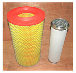 Фильтр воздушный двойной цилиндрический TDH 192 6LTE (Ф1-195х105х375/Ф2-90х80х322) /Air filter 