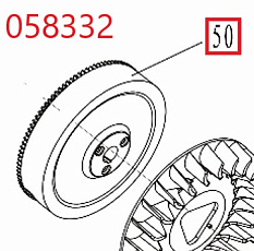 Маховик SGG 11000E3Ui,LT196FiE Lt / Flywheel assy (1.01.10.01.0071)