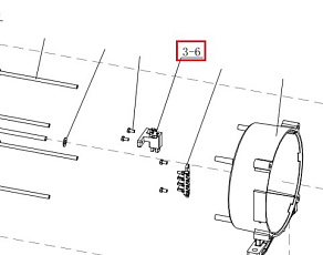 Щеткодержатель со щетками в сборе SDG 10000(..),LT290FE Lt / Carbon brushes assy