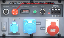Кнопка аварийной остановки генератора SGG 12000(..)-18000(..),LC2V80FD,LC2V90FD / Generator emergency stop button