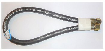 Рукав выхода из масляного теплообменника Ricardo R4105ZDS1; TDK 56, 66 4LT (L=870 mm) /Water outlet 