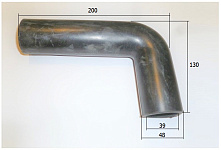 Патрубок радиатора (48х39х200х130) нижний Ricardo K4100; TDK 42,48,N 38,56,66 4LT/Rubber hose,water outlet