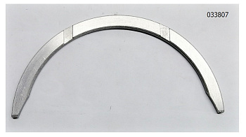Полукольцо упорного подшипника нижнее Yangdong Y4105D/Lower thrust piece of crankshaft