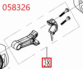 Шатун в сборе SGG 11000E3Ui,LT196FiE Lt / Connecting rod (1.01.04.05.0048)