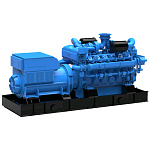 Газопоршневая электростанция TSS Yuchai-1000