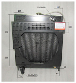 Радиатор охлаждения Ricardo Y485BD; TDК 14,17 4L/Radiator assembly