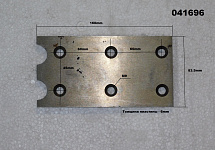 Пластина направляющая ножа ТСС GQ 40A/GQ40A WEAR-RESISTING PLATE (STEEL-CAST), №3 (60002533)