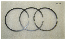 Кольца поршневые SDG 8000EH(EH3),198F (к-т из 3 шт.) Winsun / Piston rings kit (10104001/02/03)