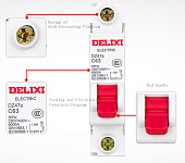 Выключатель автоматический DELIXI DZ47S (63A) ТСС GW 42 c ЧПУ/POWER SWITCH, №2-4 (60150048)