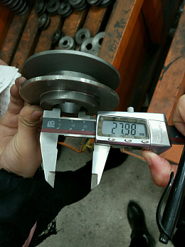 Шкив (28х84х30х1В) вала вибратора TSS-VP90TH/L/ Pulley,(C80T-039-2)