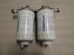 Кронштейн фильтров топливных (двойной) Baudouin 6M11/Fuel Filter Seat